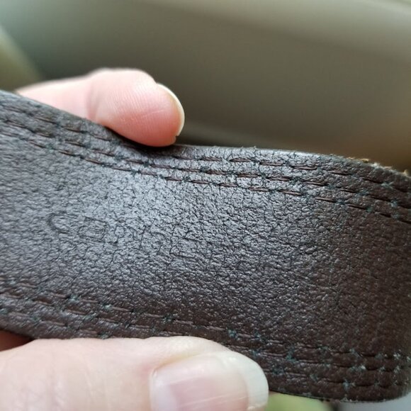 Carhartt Men's Brown Genuine Leather Cowhide Belt, Size 44 - Picture 9 of 12